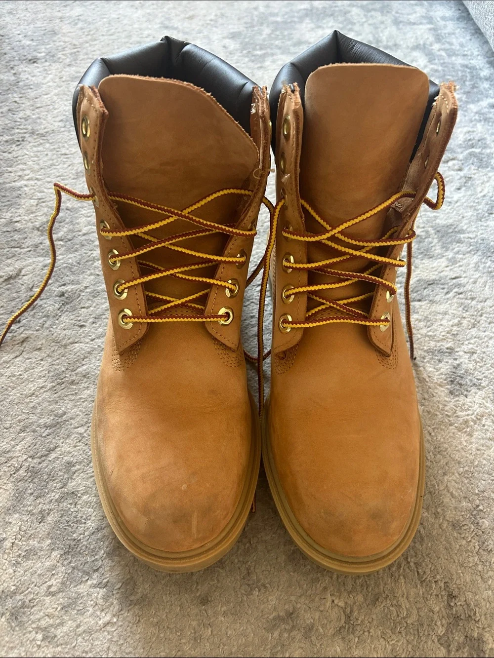 Timberland Wheat Brown Lace-Up Work Boots
